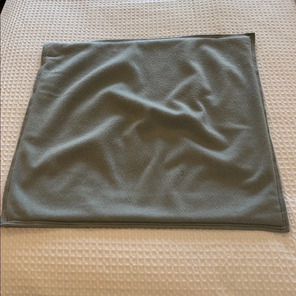 Restoration Hardware (2) Cashmere Throw Pillow Covers Zip Soft Blue 23” x 23” RH